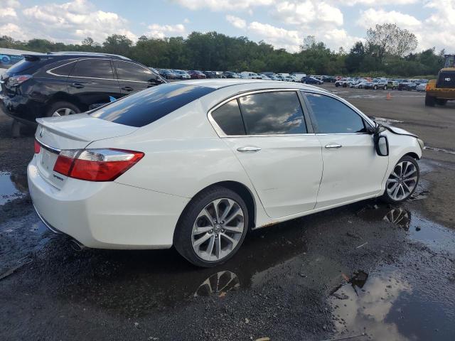 1HGCR2F59DA012490 - 2013 HONDA ACCORD SPORT WHITE photo 3