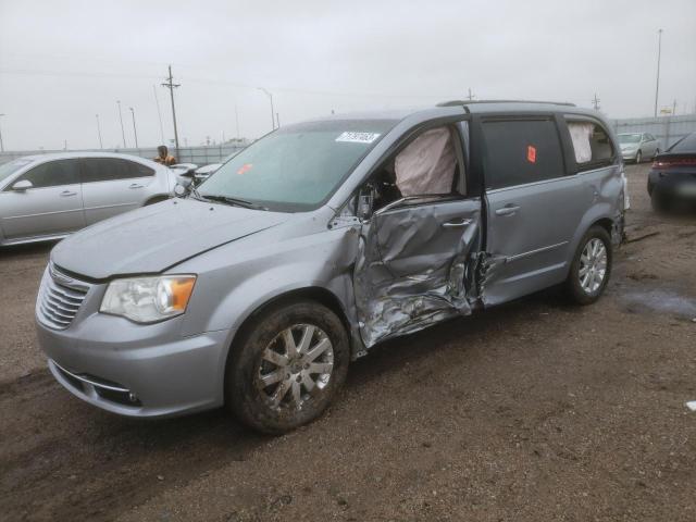 2C4RC1BG4DR793054 - 2013 CHRYSLER TOWN & COU TOURING SILVER photo 1