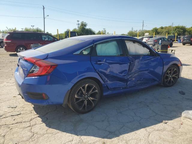 19XFC2F8XME000661 - 2021 HONDA CIVIC SPORT BLUE photo 3