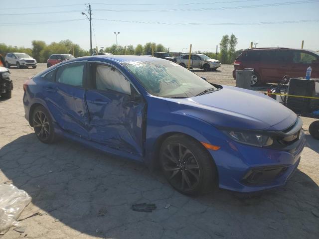 19XFC2F8XME000661 - 2021 HONDA CIVIC SPORT BLUE photo 4