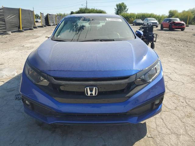 19XFC2F8XME000661 - 2021 HONDA CIVIC SPORT BLUE photo 5