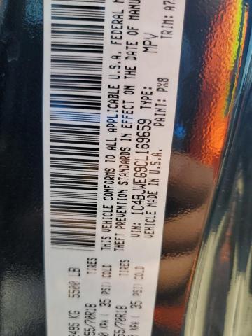 1C4BJWEG9CL169659 - 2012 JEEP WRANGLER U SAHARA შავი ფოტო 12