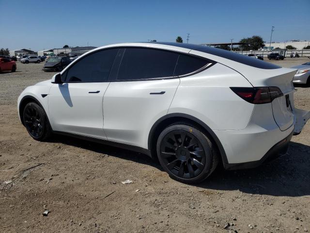 7SAYGAEE3NF515885 - 2022 TESLA MODEL Y WHITE photo 2