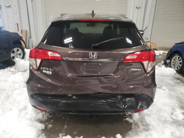 3CZRU6H57KM729072 - 2019 HONDA HR-V EX PURPLE photo 6