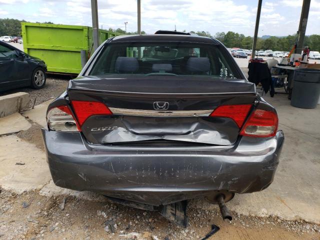 2HGFA1F65AH569059 - 2010 HONDA CIVIC LX-S ნაცრისფერი ფოტო 6