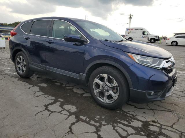 5J6RW1H57KA008485 - 2019 HONDA CR-V EX BLUE photo 4