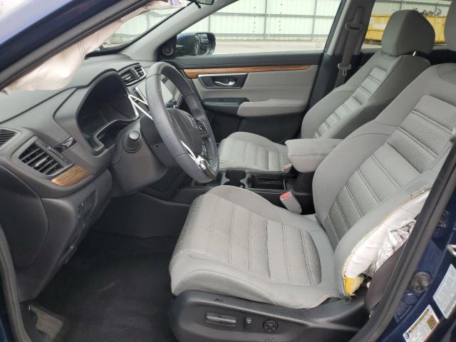 5J6RW1H57KA008485 - 2019 HONDA CR-V EX BLUE photo 7