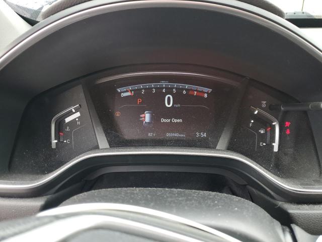 5J6RW1H57KA008485 - 2019 HONDA CR-V EX BLUE photo 9