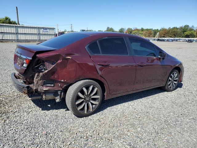 19XFB2F99EE214411 - 2014 HONDA CIVIC EXL MAROON photo 3