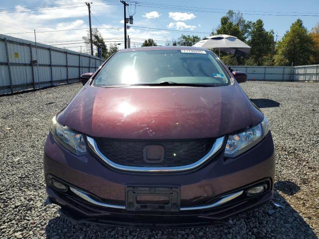 19XFB2F99EE214411 - 2014 HONDA CIVIC EXL MAROON photo 5