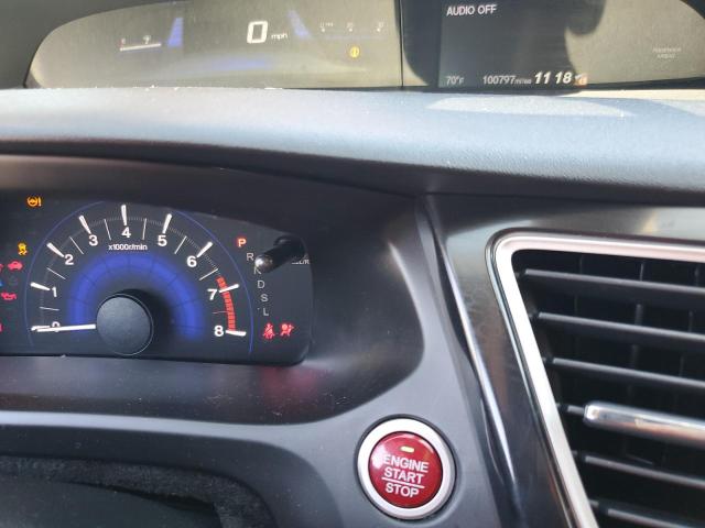 19XFB2F99EE214411 - 2014 HONDA CIVIC EXL MAROON photo 9