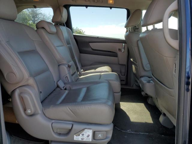 5FNRL5H68FB008667 - 2015 HONDA ODYSSEY EXL BLUE photo 10