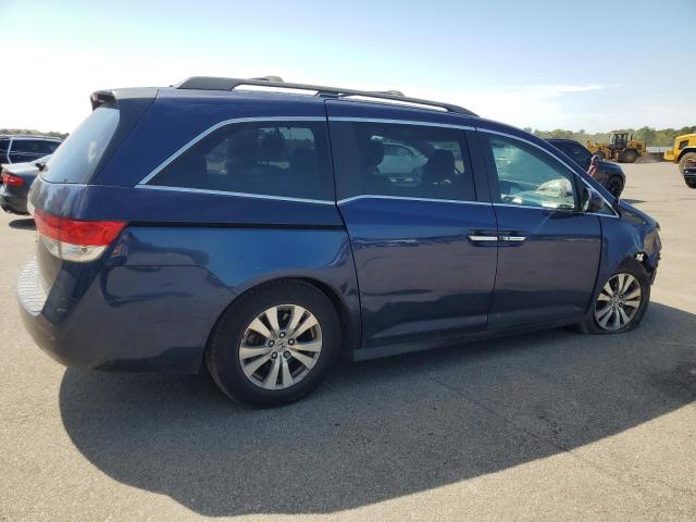 5FNRL5H68FB008667 - 2015 HONDA ODYSSEY EXL BLUE photo 3