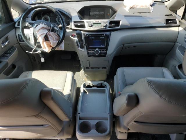 5FNRL5H68FB008667 - 2015 HONDA ODYSSEY EXL BLUE photo 8