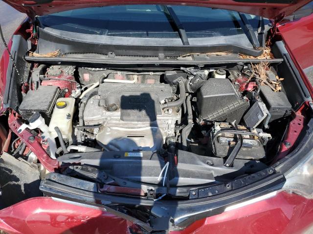 2T3ZFREV0JW495196 - 2018 TOYOTA RAV4 LE BURGUNDY photo 12