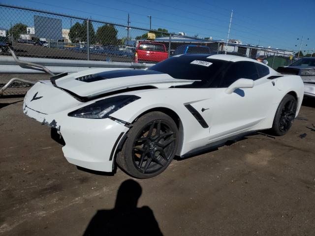 1G1YA2D71K5101131 - 2019 CHEVROLET CORVETTE STINGRAY 1LT WHITE photo 1