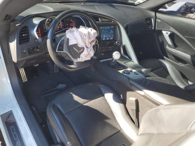 1G1YA2D71K5101131 - 2019 CHEVROLET CORVETTE STINGRAY 1LT WHITE photo 8