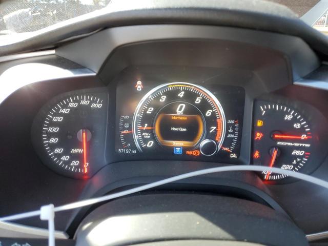 1G1YA2D71K5101131 - 2019 CHEVROLET CORVETTE STINGRAY 1LT WHITE photo 9