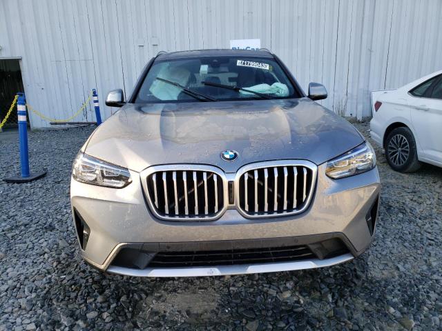 5UX53DP03P9R39576 - 2023 BMW X3 XDRIVE30I GRAY photo 5