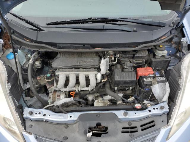 JHMGE88429S044488 - 2009 HONDA FIT SPORT BLUE photo 12