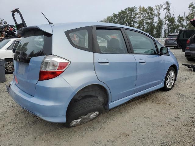 JHMGE88429S044488 - 2009 HONDA FIT SPORT BLUE photo 3