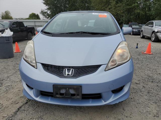 JHMGE88429S044488 - 2009 HONDA FIT SPORT BLUE photo 5