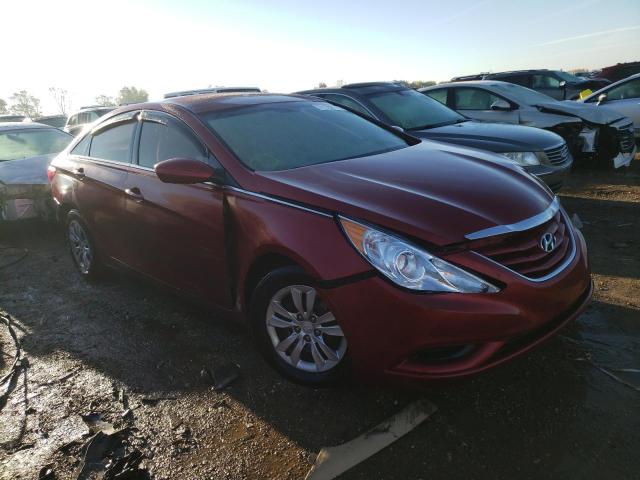 5NPEB4AC4BH306091 - 2011 HYUNDAI SONATA GLS RED photo 4