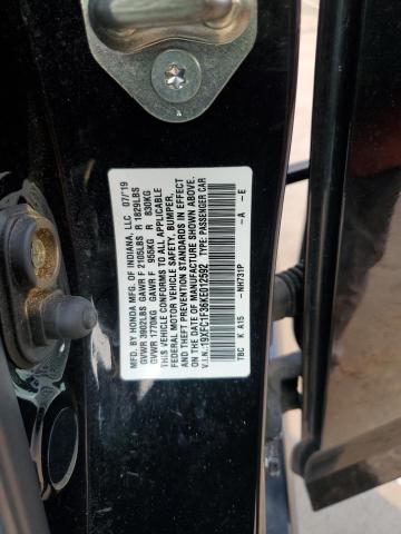 19XFC1F36KE012592 - 2019 HONDA CIVIC EX 黑色 照片 12