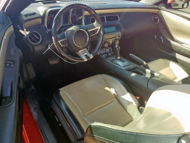 2G1FC1ED8B9165315 - 2011 CHEVROLET CAMARO LT RED photo 8