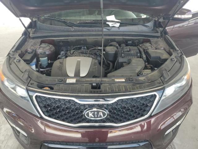 5XYKW4A23CG252581 - 2012 KIA SORENTO SX BURGUNDY photo 12