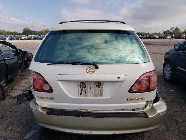 JT6HF10U8X0016118 - 1999 LEXUS RX 300 WHITE photo 6