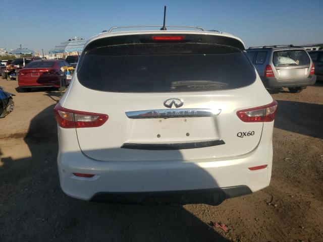 5N1AL0MN8DC337310 - 2013 INFINITI JX35 WHITE photo 6