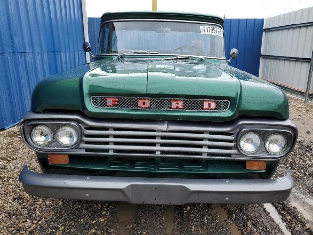 F10J9H33470 - 1959 FORD F-100 GREEN photo 5