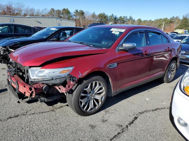 1FAHP2F82DG129819 - 2013 FORD TAURUS LIMITED RED photo 1