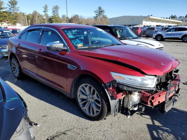 1FAHP2F82DG129819 - 2013 FORD TAURUS LIMITED RED photo 4