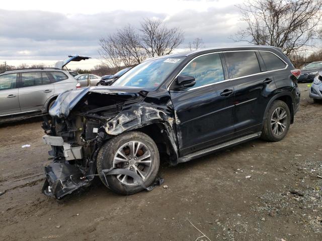 5TDJKRFHXGS316867 - 2016 TOYOTA HIGHLANDER XLE 黑色 照片 1