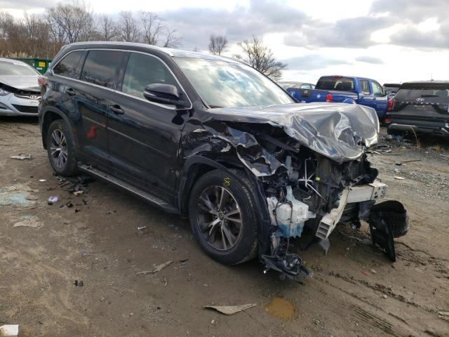 5TDJKRFHXGS316867 - 2016 TOYOTA HIGHLANDER XLE 黑色 照片 4