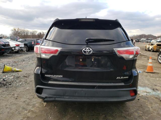 5TDJKRFHXGS316867 - 2016 TOYOTA HIGHLANDER XLE 黑色 照片 6