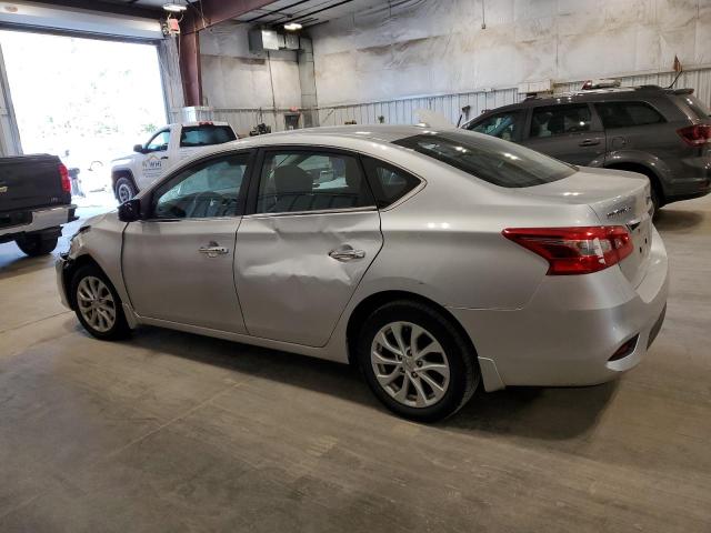 3N1AB7AP2KY235983 - 2019 NISSAN SENTRA S 银色 照片 2