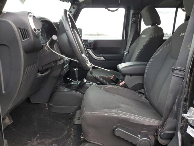 1C4BJWEG3GL172448 - 2016 JEEP WRANGLER U SAHARA BLACK photo 7