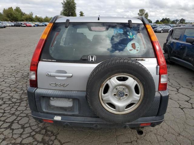 JHLRD78484C007796 - 2004 HONDA CR-V LX SILVER photo 6