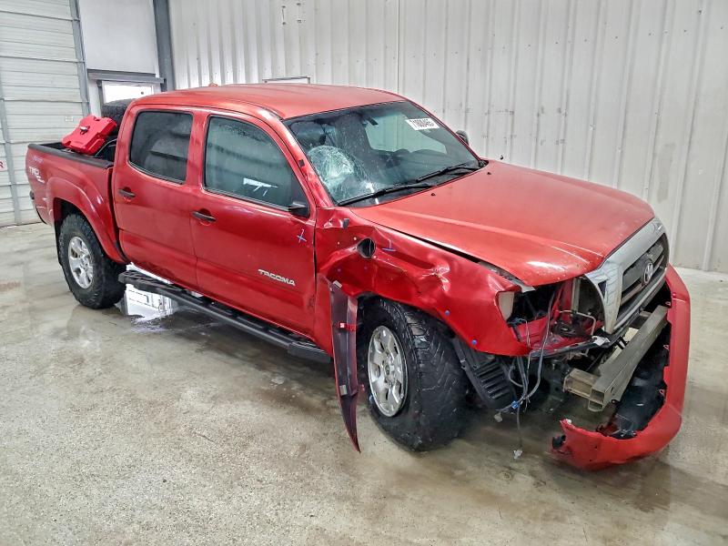 3TMLU42N69M021415 - 2009 TOYOTA TACOMA DOUBLE CAB Granate foto 4