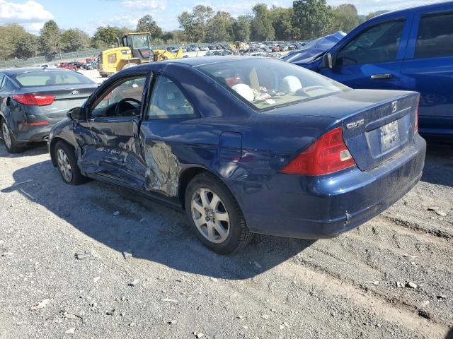 1HGEM21943L045594 - 2003 HONDA CIVIC EX BLUE photo 2