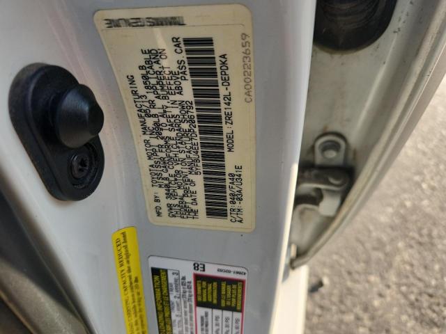 5YFBU4EE7DP206792 - 2013 TOYOTA COROLLA BASE Beyaz fotoğraf 12