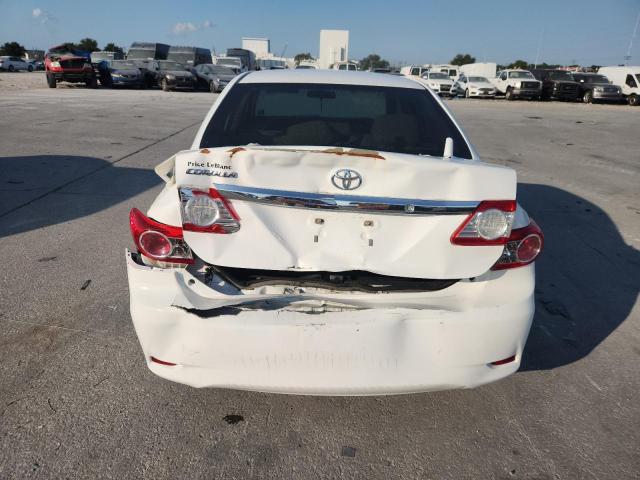 5YFBU4EE7DP206792 - 2013 TOYOTA COROLLA BASE Beyaz fotoğraf 6
