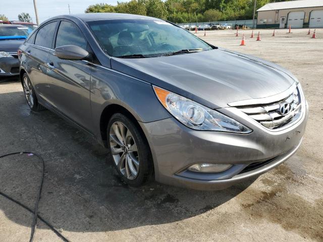 5NPEC4AC5CH417392 - 2012 HYUNDAI SONATA SE GRAY photo 4