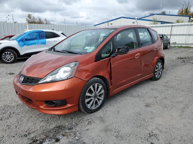 JHMGE8H54CC007274 - 2012 HONDA FIT SPORT ORANGE photo 1