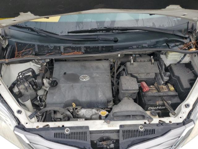 5TDYK3DC8GS720138 - 2016 TOYOTA SIENNA XLE WHITE photo 12