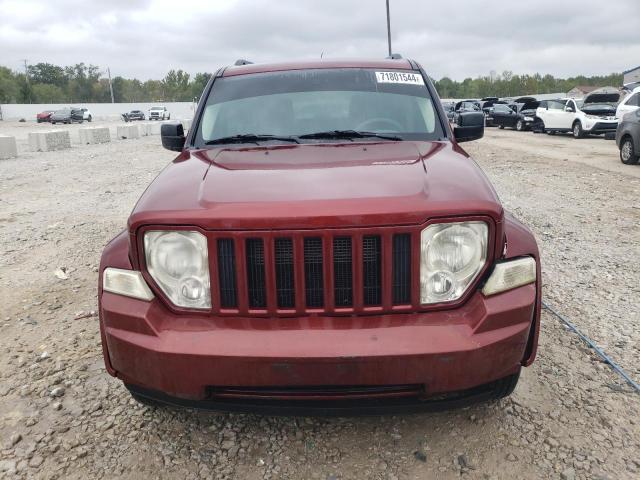 1J8GN28K68W280168 - 2008 JEEP LIBERTY SPORT MAROON photo 5