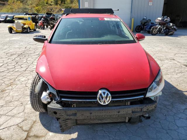 3VWA17AU3HM506262 - 2017 VOLKSWAGEN GOLF SPORT S RED photo 5